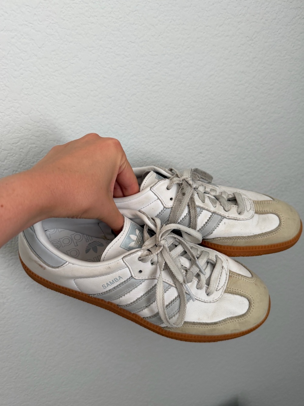 Adidas Samba— white and light grey - Picture 4 of 4